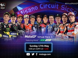 MotoGP Virtual Race Ngebut di Misano, Valentino Rossi Main Lagi