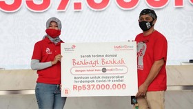 IndiHome Donasi Rp537 Juta pada Masyarakat Terdampak Covid-19
