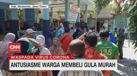 VIDEO: Antusiasme Warga Membeli Gula Murah