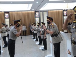 Polri Tunggu Pusdokkes soal Tes Corona Pati Polri yang Hadiri Sertijab 8 Mei
