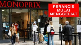 VIDEO: Pasar Hingga Penerbangan di Prancis Kembali Bergeliat