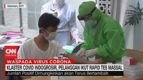 VIDEO: Pelanggan Indogrosir Ikut Rapid Tes Massal