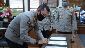 Kombes Awi Setyono Resmi Menjabat Karo Penmas Polri
