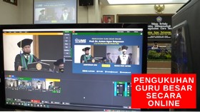 VIDEO: Pengukuhan Guru Besar via Daring