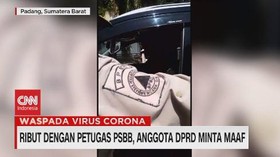 VIDEO: Ribut Dengan Petugas PSBB, Anggota DPRD Minta Maaf
