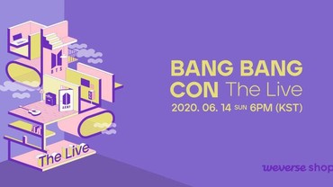 BTS Umumkan Siaran Langsung Konser 'BANG BANG CON The Live'