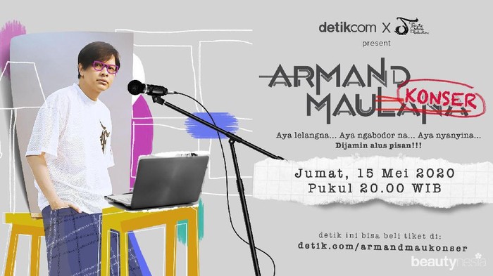 Berdonasi Sambil Nonton Konser Armand Maulana, Siapa Mau?