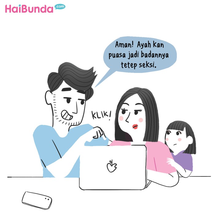 Komik Bunda Baju Lebaran
