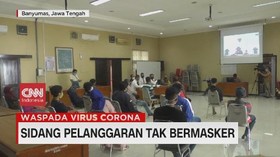 VIDEO: Sidang Pelanggaran Tak Bermasker
