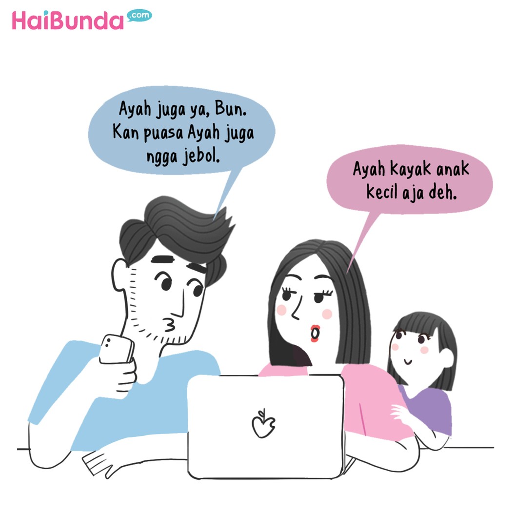 Komik Bunda Baju Lebaran