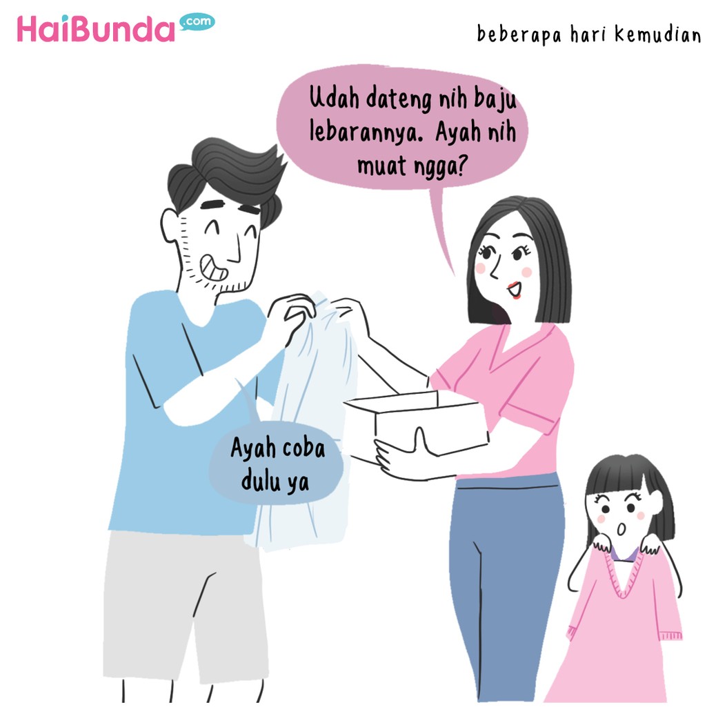 Komik Bunda Baju Lebaran
