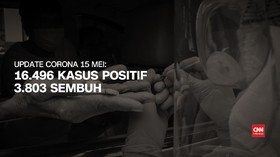 VIDEO: 15 Mei, Kasus Positif Corona 16.496, Sembuh 3.803