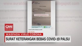 VIDEO: Surat Keterangan Bebas Covid-19 Palsu