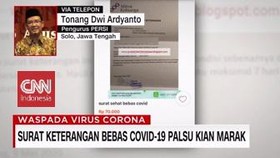 VIDEO: Marak Surat Keterangan Palsu Bebas Covid-19