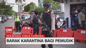 VIDEO: Polisi Siapkan Barak Karantina bagi Pemudik
