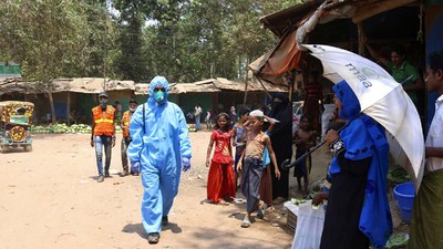 Pemerintah Myanmar mengunci negara bagian Rakhine akibat terjadi penularan lokal virus corona (Covid-19), dan meresahkan pengungsi etnis Rohingya.