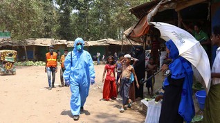 FOTO: Malapetaka Virus Corona di Kamp Rohingya