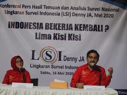 Survei LSI Denny JA: 158 Wilayah Dapat Bekerja Mulai 5 Juni, Termasuk DKI