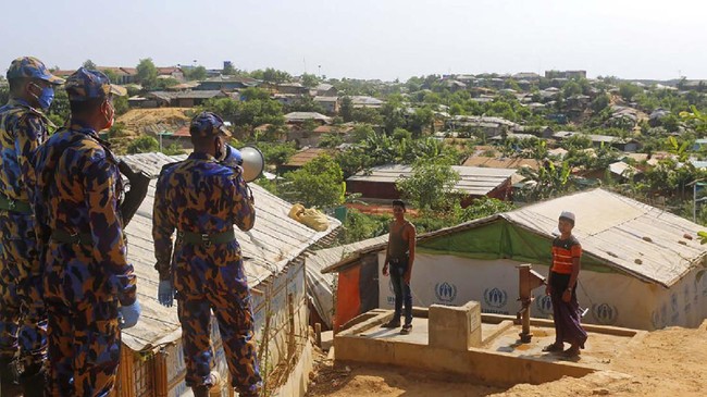 FOTO: Malapetaka Virus Corona di Kamp Rohingya