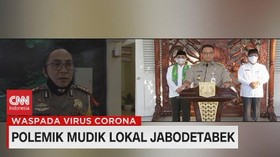 VIDEO: Beda Pendapat Anies & Kepolisian Soal Pemudik Lokal