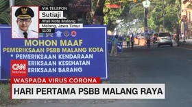 VIDEO: Suasana Hari Pertama PSBB Malang Raya