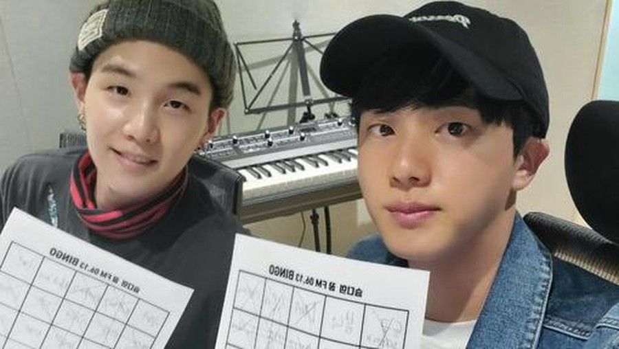Jin dan SUGA BTS Jin dan SUGA BTS