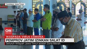 VIDEO: Pemprov Jatim Izinkan Salat Idul Fitri di Masjid