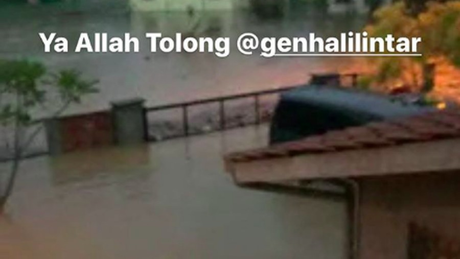 Rumah Gen Halilintar banjir