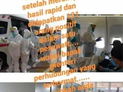 Foto 131 Penumpang Pesawat Positif Corona Viral, Ini Penjelasan KKP Soetta