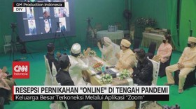 VIDEO: Resepsi Pernikahan Online Tekan Biaya Hingga 50 Persen