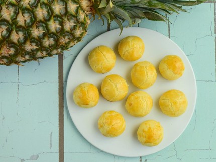Resep Kue Nastar Daun Jumbo, Sajian Lebaran yang Beda dari Biasanya