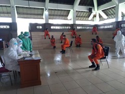 Antisipasi COVID-19, Jajaran Basarnas Bali Jalani Rapid Test