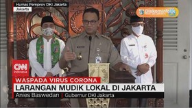 VIDEO: Pemprov DKI Larang Mudik Lokal di Jakarta