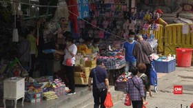 VIDEO: Pasar di Wuhan Kembali Buka, Pembeli Masih Sepi
