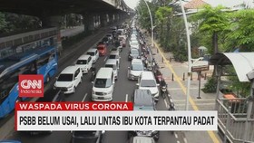 VIDEO: PSBB Belum Usai, Lalu Lintas Ibu Kota Terpantau Padat