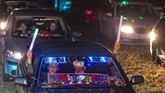 Disko Mobil di Jerman People celebrate a party in their cars during a car disco event playing house music in Altenburg, Germany, Saturday, May 16, 2020. Due to the coronavirus pandemic, major events are restricted and the car disco is an alternative that people enjoy. Up to 250 cars are allowed on the premises and people can celebrate until 1 a.m. (AP Photo/Jens Meyer)