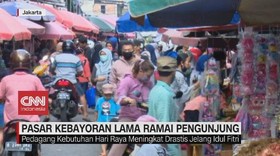 VIDEO: Pasar Kebayoran Lama Ramai Pengunjung