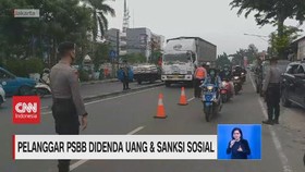 VIDEO: Pelanggar PSBB Didenda Uang & Sanksi Sosial
