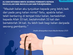 Saat Ali dan Fathimah Minta Pembantu kepada Rasulullah SAW