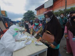 Rapid Test di Pasar Anyar Bogor, 4 Orang Reaktif COVID-19
