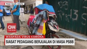 VIDEO: Siasat Pedagang Berjualan di Masa PSBB