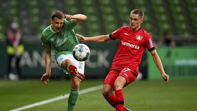 FOTO: Leverkusen Permalukan Bremen di Weserstadion