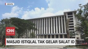 VIDEO: Masjid Istiqlal Tak Gelar Salat Id