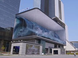 Ombak Laut Muncul di Kota Seoul, Cocok untuk yang Rindu Pantai