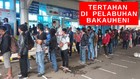 VIDEO: Ratusan Perantau Tertahan di Pelabuhan Bakauheni