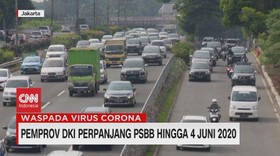 VIDEO: Pemprov DKI Perpanjang PSBB Hingga 4 Juni
