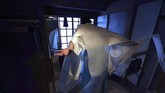 Kuil Shinto di Jepang Hibur Mereka yang Dirumah Aja In this May 8, 2020, photo, Ryoki Ono, head priest, wears a ritual dress prior to performing a livestream prayer during a 10-day trial of
