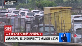 VIDEO: Masih PSBB, Jalanan Ibu Kota Kembali Macet