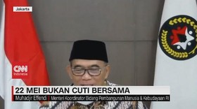 VIDEO: Muhadjir Effendy Tegaskan 22 Mei Bukan Cuti Bersama