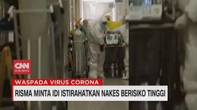 VIDEO: Risma Minta IDI Istirahatkan Nakes Berisiko Tinggi